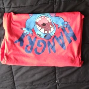 Red stitch 'Hangry' shirt Medium